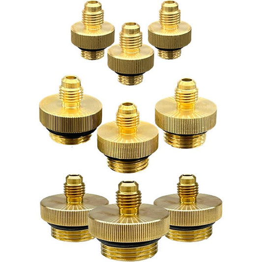 Quick Connect Brass set w/o Holder (9)