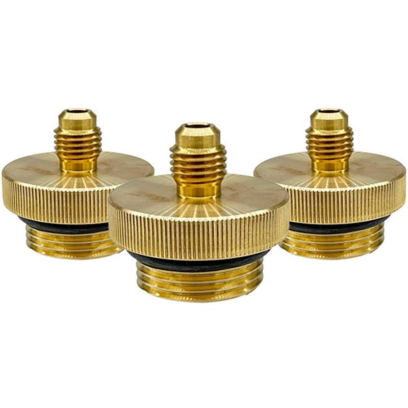 3/4" Brass Quick Connect Fittings (3)