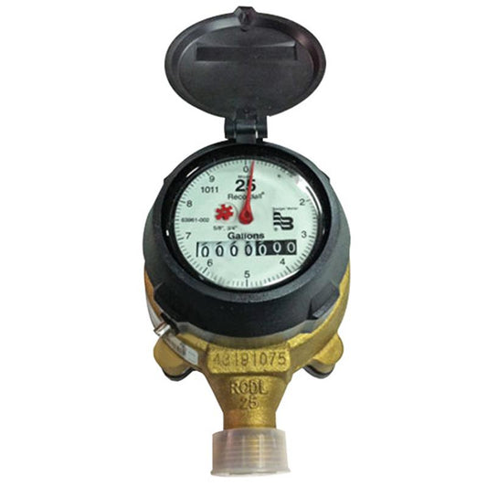 5/8" x 3/4" Badger M-25 Gallon Direct Read