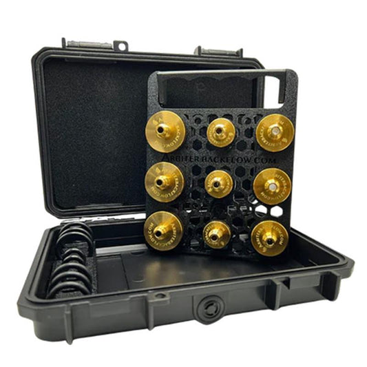 Quick Connect Brass set w/ Holder (9)