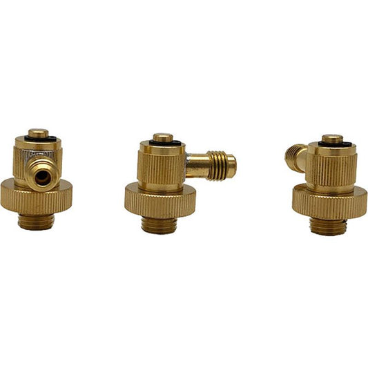 Quick Connect Brass 1/4" Swivel (3)