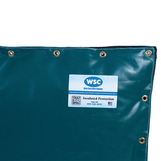 Size D Forest Green Backflow Insulating Pillow 79" x 30"