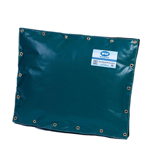 Size A Forest Green Backflow Insulating Pillow 14" x 14"