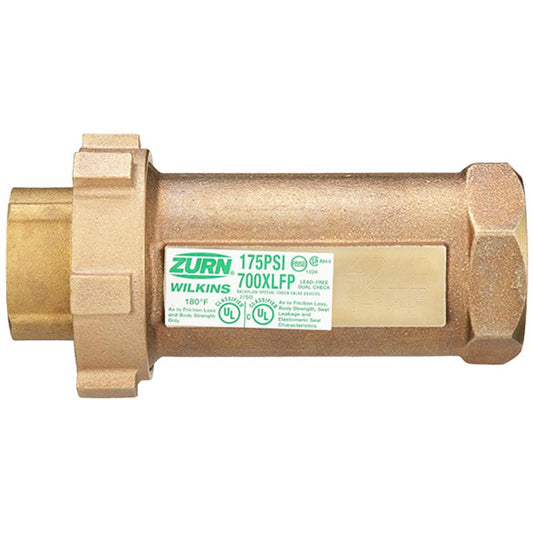 1.25 UNION FEM NPT LT X 1.25 FEM NPT OUTLT LF FIRE PROTCTN DUAL CHECK