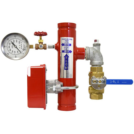 2.5 FIRE RISER, TEST AND DRA, FLOW SWITCH, PRESSURE GAUGE, GRV