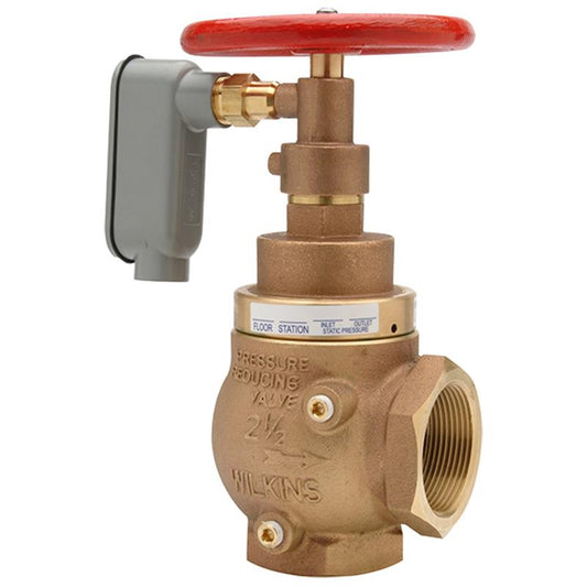 2.5 ZW4004 FIRE SPRKLER VALVE, FNPT X FNPT, W-SUPERVISORY SWITCH, ANGLE, R CURVE