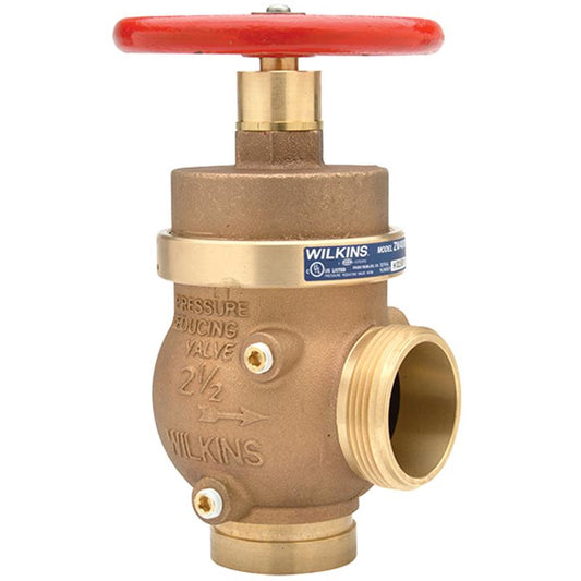 2.5 ZW4000 FIRE HOSE VALVE, GRV X MALE HOSE THD, ANGLE, S CURVE