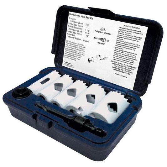 Disston Blu-Mol Bi-Metal Handyman's 7-Piece Hole Saw Kit