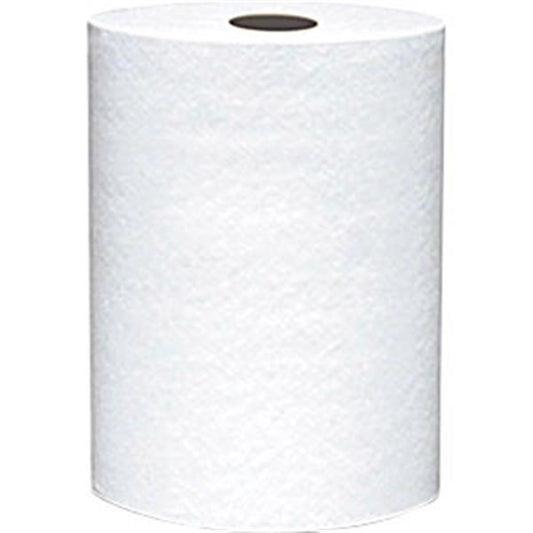 VonDrehle Preserve Hardwound Towels, White, 12 Rolls/7 7/8" x 600' Each