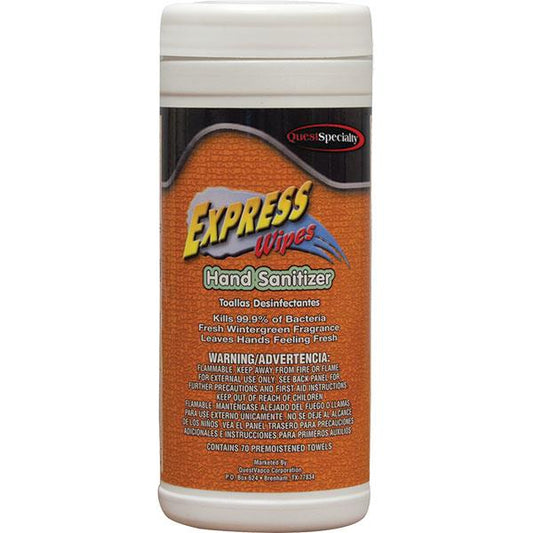 QuestSpecialty Express Wipes Hand Sanitizer