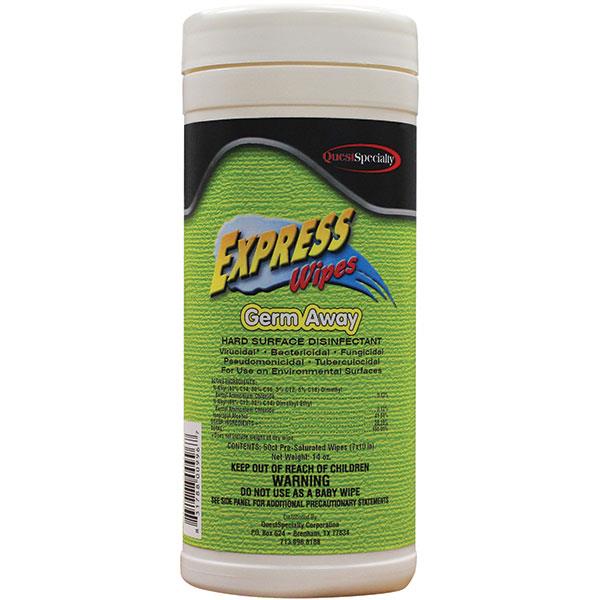 QuestSpecialty Express Wipes Germ Away Disinfectant