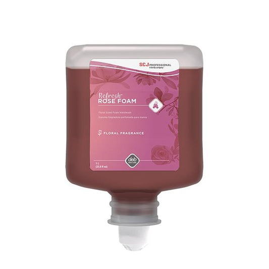 SC Johnson Professional Refresh Rose FOAM Hand Wash, 1 L Refill, 6/Case