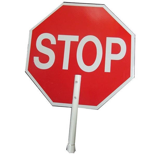 Stop/Slow Plastic Traffic Paddles
