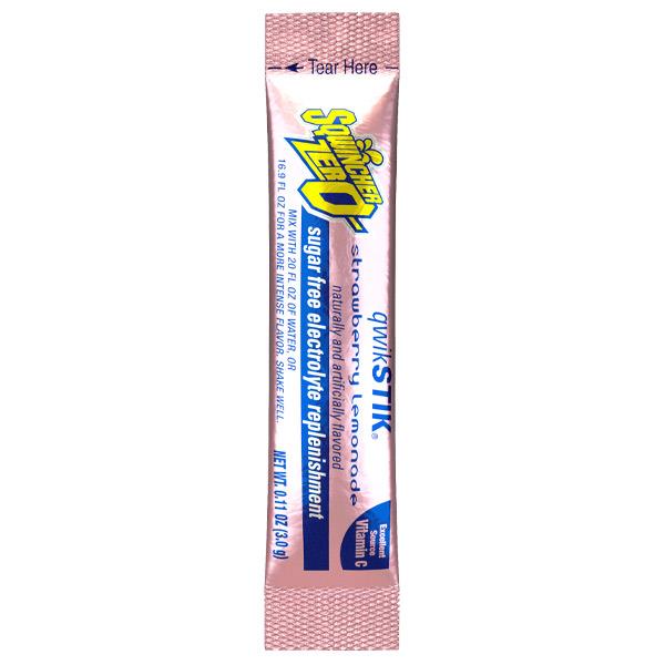 Sqwincher Qwik Stik Zero Single Serve, 0.11 oz Packs, 20 oz Yield