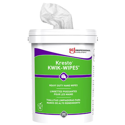 SC Johnson Professional Kresto KWIK-WIPES Hand Cleaning Towels KKW70WSK