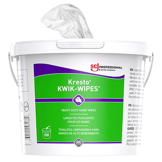 SC Johnson Professional Kresto KWIK-WIPES Hand Cleaning Towels KKW130WSK