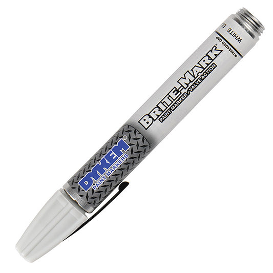 ITW ProBrands Brite-Mark 40 Medium Tip Permanent Paint Markers, White