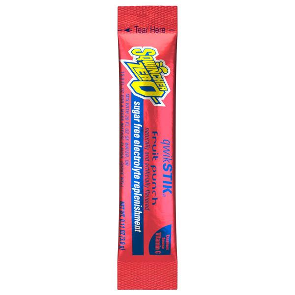 Sqwincher Qwik Stik Zero Single Serve, 0.11 oz Packs, 20 oz Yield