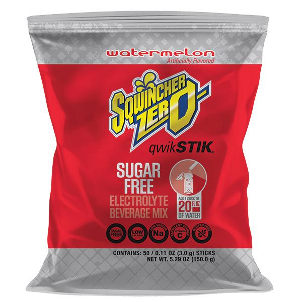 Sqwincher Qwik Stik Zero Single Serve, 0.11 oz Packs, 20 oz Yield