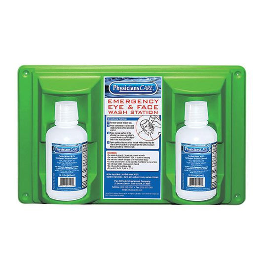 Eyewash Station, Double Bottle, 16 oz