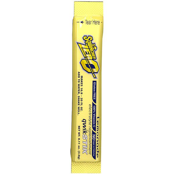 Sqwincher Qwik Stik Zero Single Serve, 0.11 oz Packs, 20 oz Yield