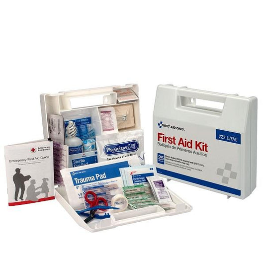 25-Person Bulk First Aid Kit with Dividers