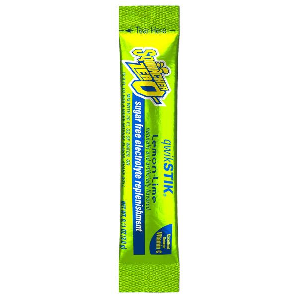 Sqwincher Qwik Stik Zero Single Serve, 0.11 oz Packs, 20 oz Yield