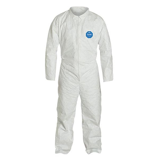 DuPont Tyvek 400 Coveralls with Open Wrists and Ankles, 2X-Large, White, 25/Case