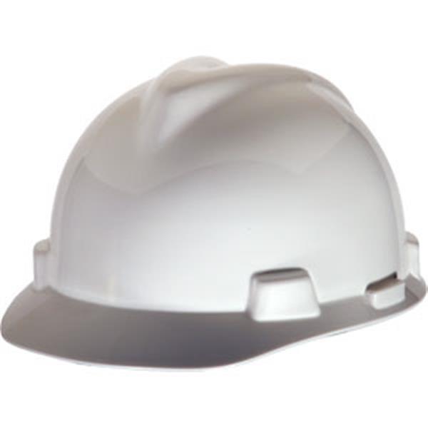 MSA V-Gard Standard Slotted Caps with Fas-Trac Suspensions