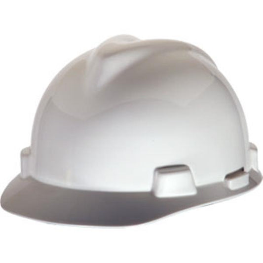 MSA V-Gard Standard Slotted Caps with Fas-Trac Suspensions