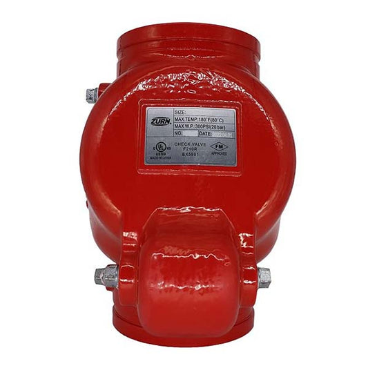 10 FIRE RISER CHECK, GRV, UL-ULC-FM, TAPPED FOR GAUGE AND DRA, 300 PSI