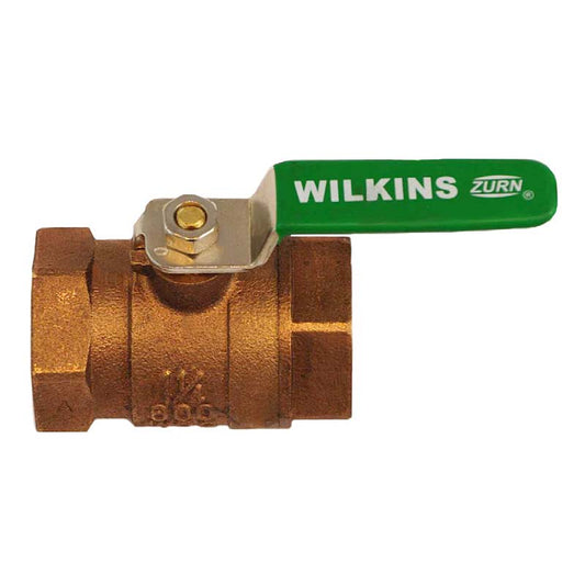 Wilkins 1 1/4" IPS Outlet Union Ball Valve