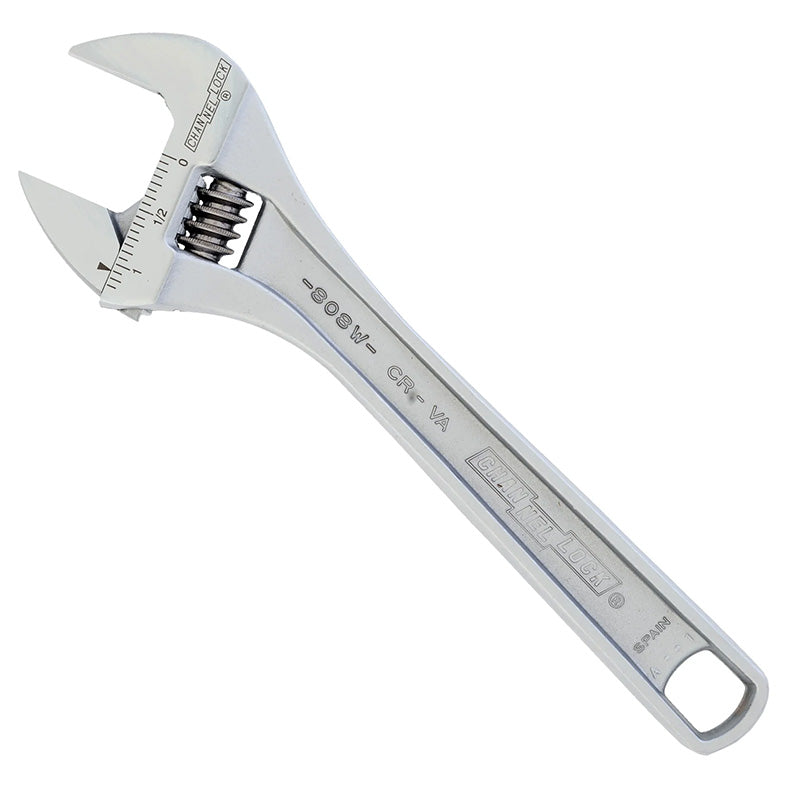 Channellock® 808W Adjustable Wrench, 8", 1/Each