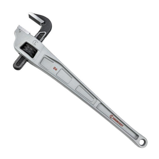 Crescent® Aluminum Pipe Wrench, Offset Handle, 24", 1/Each