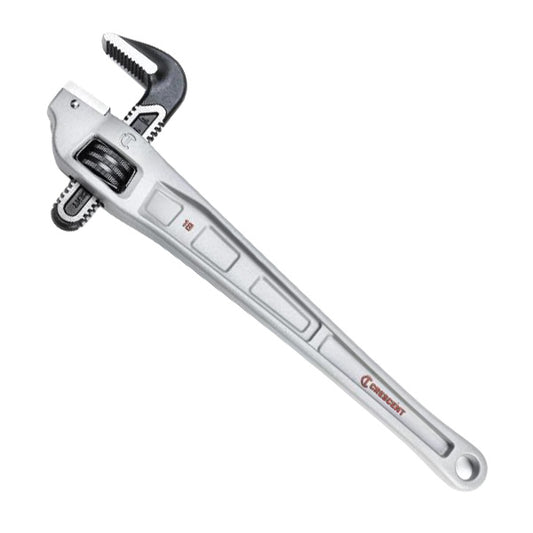 Crescent® Aluminum Adjustable K9 Jaw Pipe Wrench, Offeset Handle, 18", 1/Each