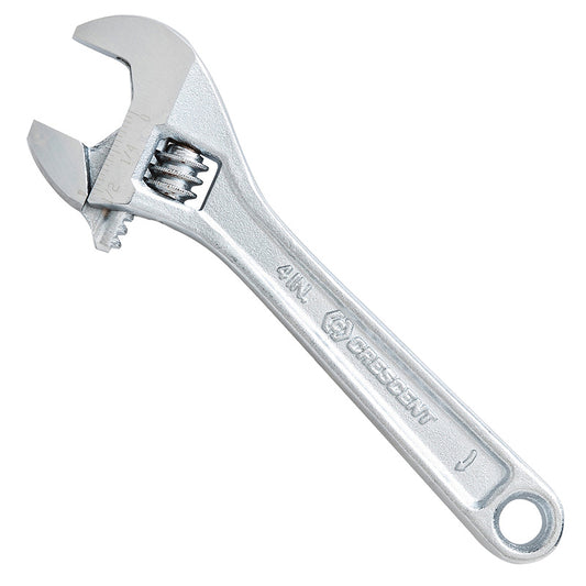 Crescent Chrome Adjustable Wrench, 6", 15/16" Jaw Opening
