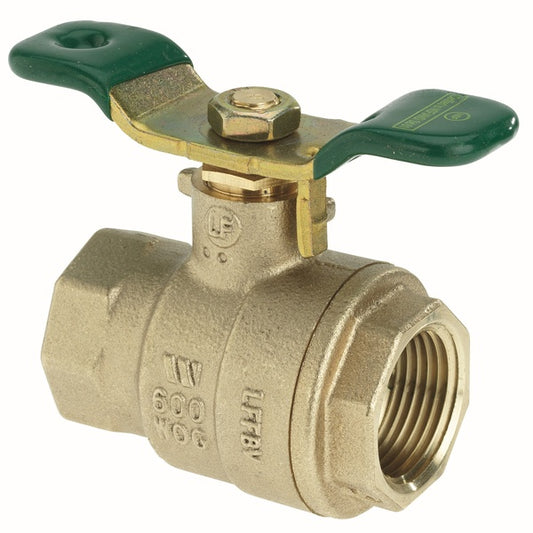 Ames 3/4" Full Port Bronze Ball Valve w/ Tee Handle
