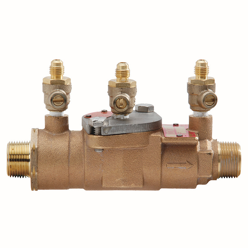 Watts® 3/4" 007M2-LF-UL Bronze Double Check Valve Assembly, Less Shutoff, UL Classified, Single Top Entry