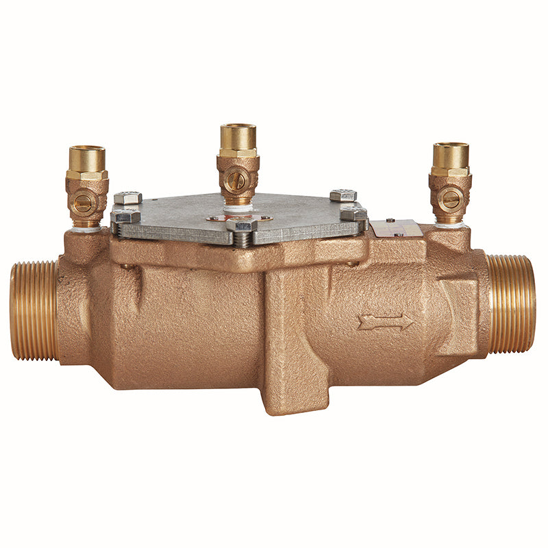 Watts® 1 1/2" 007M2-LF Bronze Double Check Valve Assembly,  Less Shutoff, Single Top Entry