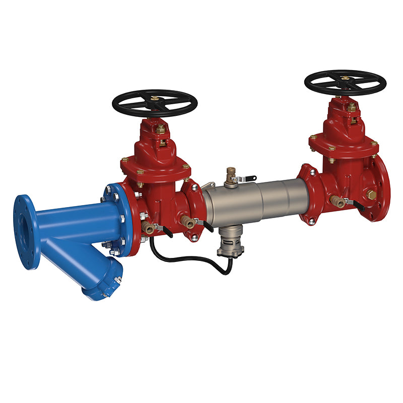 Watts® 4" 957-NRS-S-SS Reduced Pressure Zone Assembly, NRS Shutoff Valves, Stainless Steel Wye Strainer