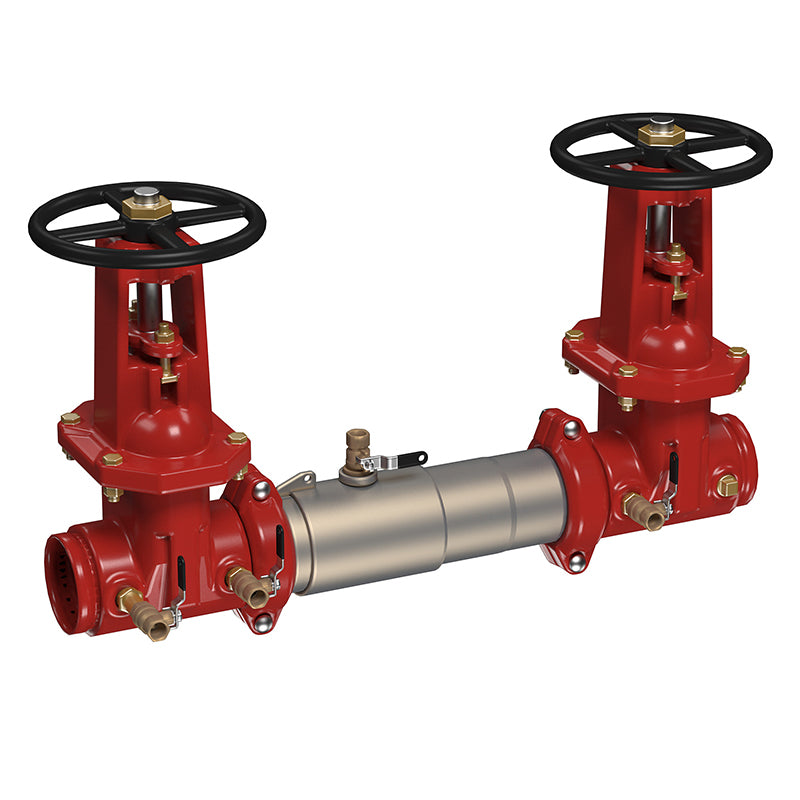Ames®  2 1/2" C200-OSY-GXG Colt Double Check Valve Assembly, OSY Shutoff Valves, Grooved Inlet x Grooved Outlet, Tri-Link Checks