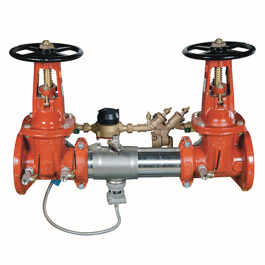 Watts® 2 1/2" LF957-RPDA-OSY-CFM Reduced Pressure Detector Assembly, Lead-Free, OSY Shutoff Valves, Cubic Feet Meter