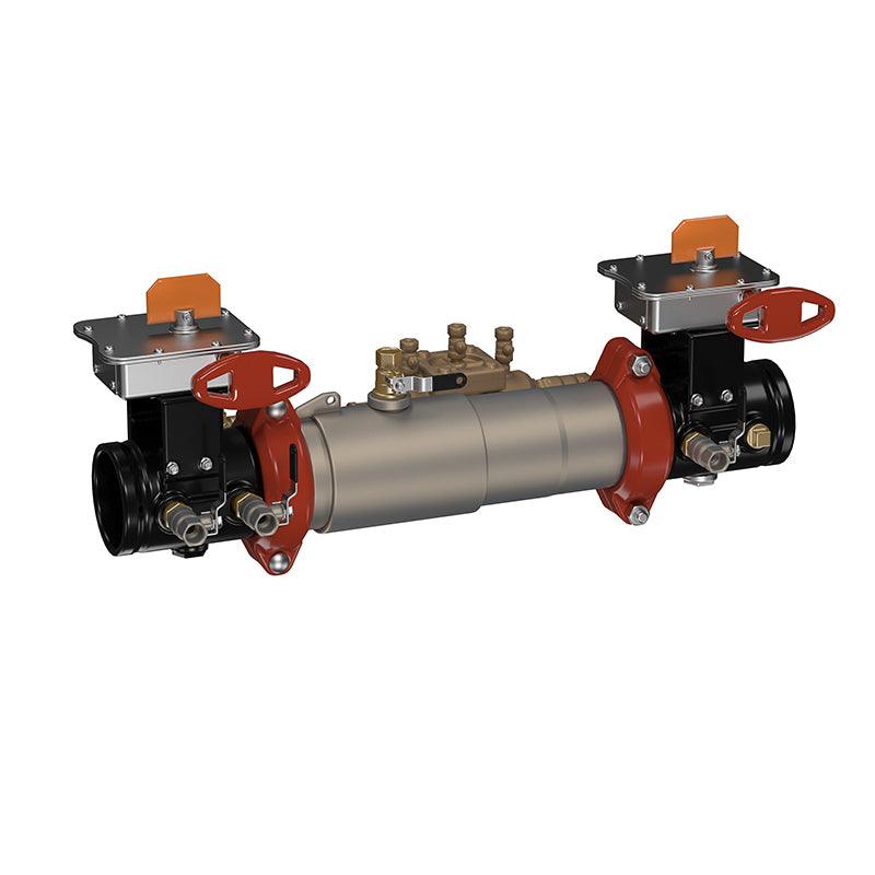 Ames® 3" LFC300-BFG-LM Colt Double Check Detector Assembly, Lead-Free, Grooved Gear Butterfly Valves, Tri-Link Checks, Less Meter