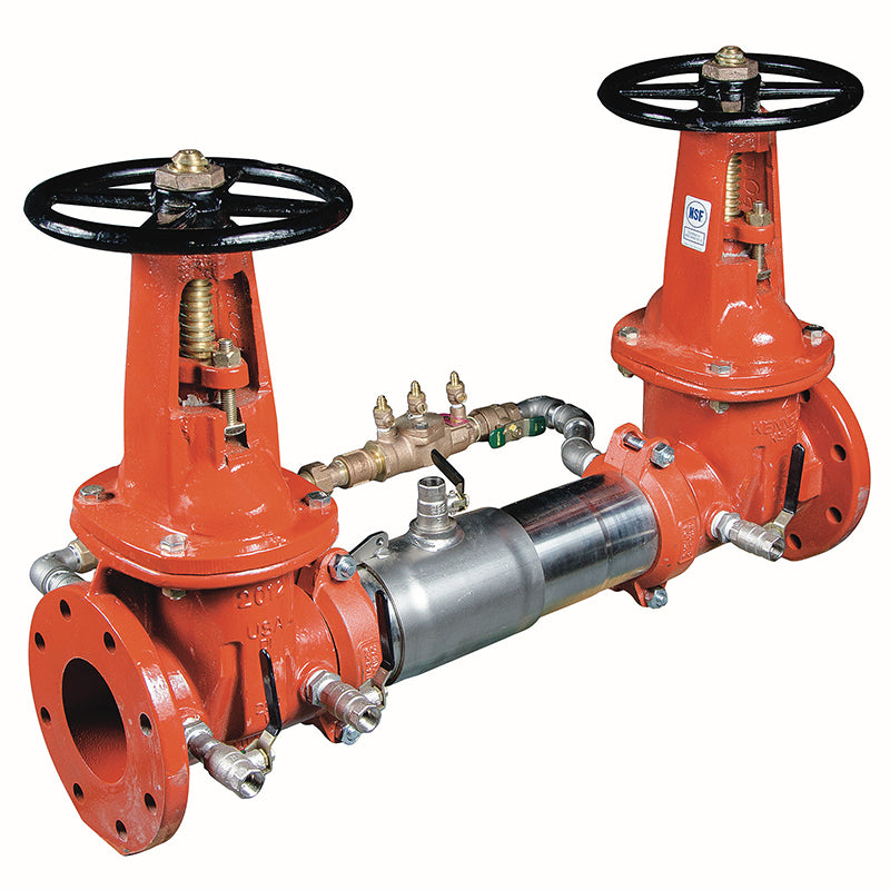 Watts® 6" LF757DCDA-OSY-LM Double Check Detector Assembly, Lead-Free, OSY Shutoff Valves, Less Meter