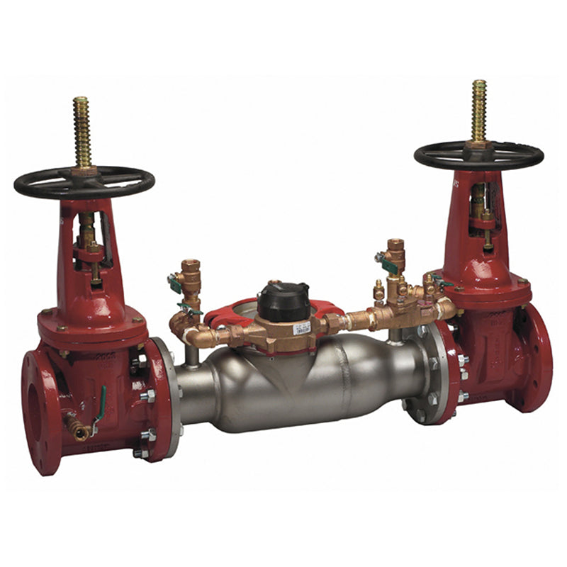 Watts® 4" LF957RPDA-OSY-LM Reduced Pressure Detector Assembly, Lead-Free, OSY Shutoff Valves, Less Meter