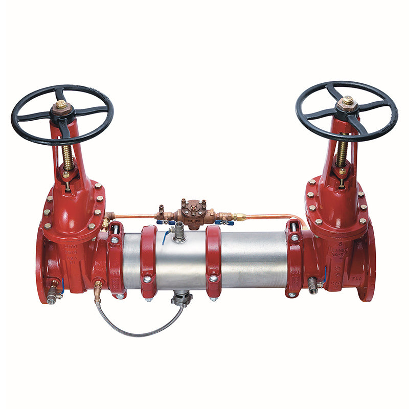 Watts® 6" LF957RPDA-OSY-LM Reduced Pressure Detector Assembly, Lead-Free, OSY Shutoff Valves, Less Meter