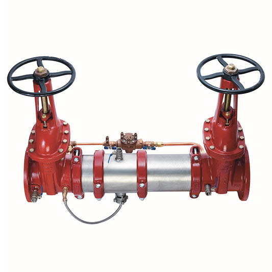 Watts® 6" LF957RPDA-OSY-LM Reduced Pressure Detector Assembly, Lead-Free, OSY Shutoff Valves, Less Meter