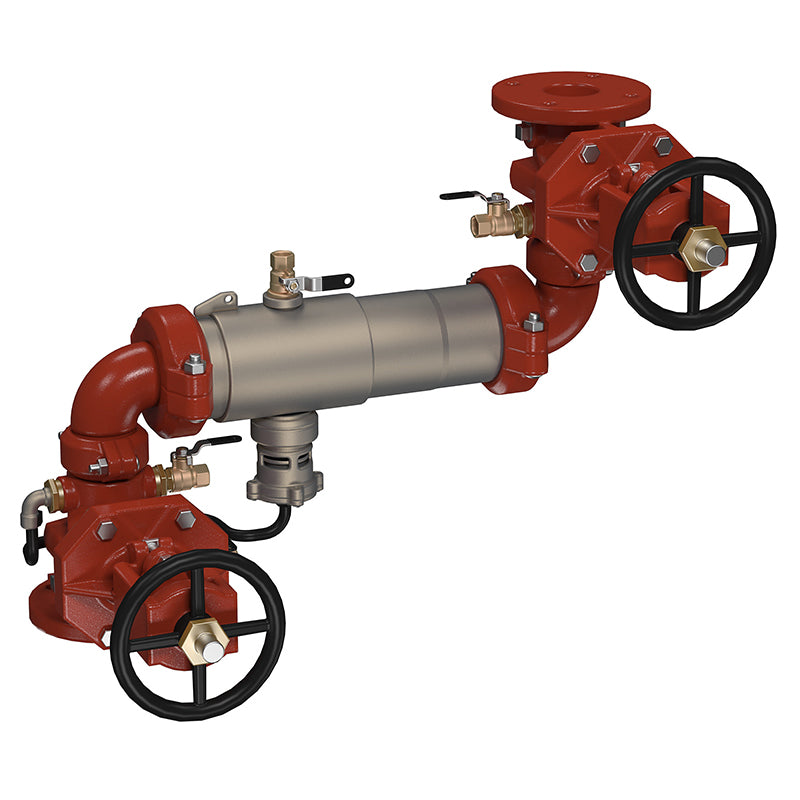 Ames® 4" M400Z-OSY Maxim Reduced Pressure Zone Assembly, Z Pattern, OSY Shutoff Valves, Link Check Modules