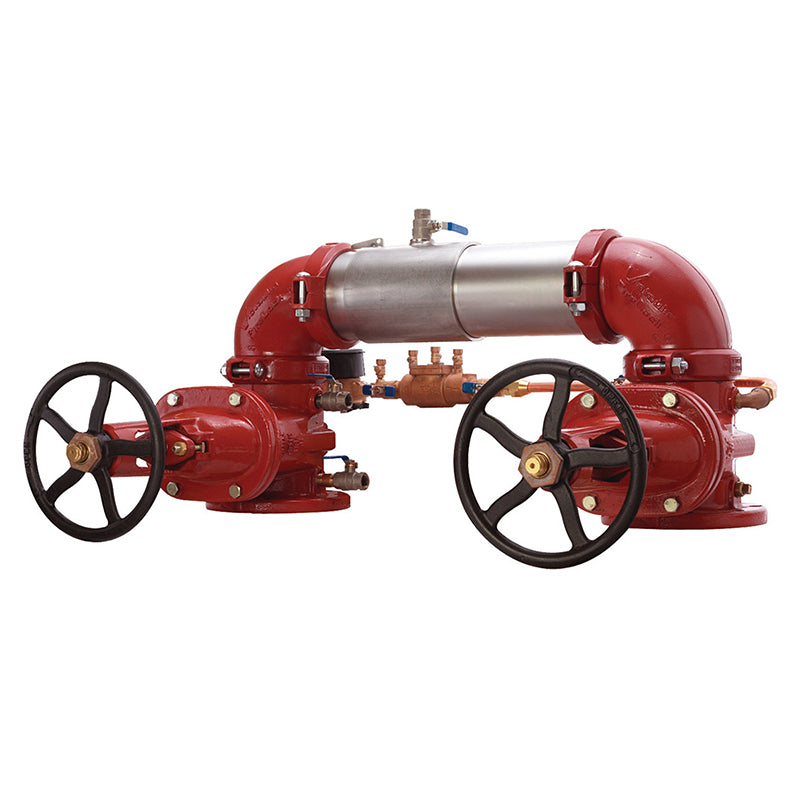 Ames® 2 1/2" M500N-OSY-CFM Maxim Reduced Pressure Detector Assembly, N Pattern, OSY Shutoff Valves, Link Check Modules, Cubic Feet Meter