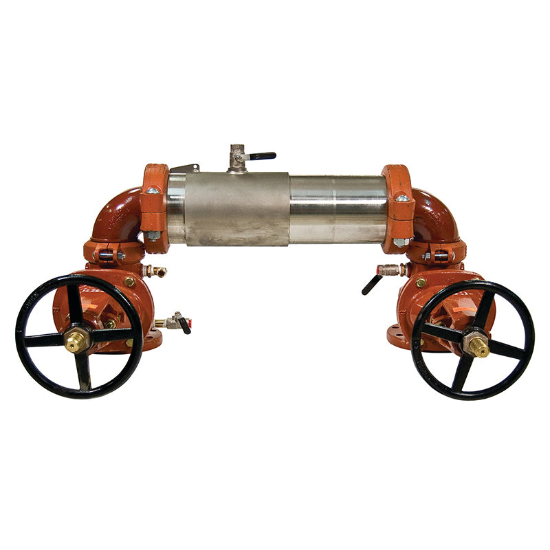 Ames® 4" M200NA-OSY Maxim Double Check Valve Assembly, N Pattern, OSY Shutoff Valves, Bi-Link Check Valves